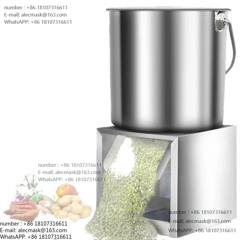 

Desktop vegetable crusher Feeding chickens, ducks, geese, stainless steel electric vegetable cutter for poultry breeding