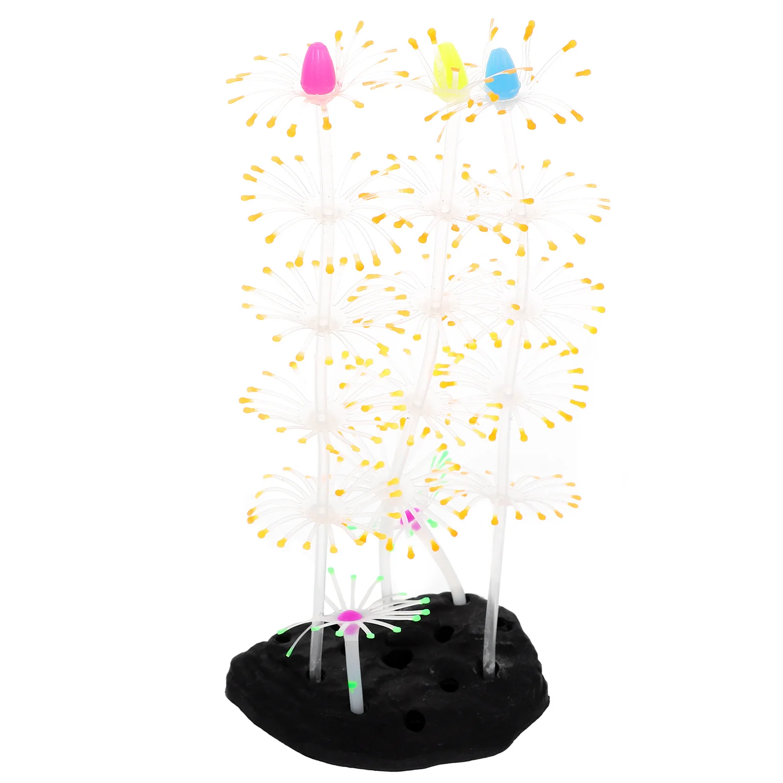 

Artificial For Aquarium Fluorescence Coral Decor Fish Tank Landscape Aquarium Ornament Ornament Simulation Coral