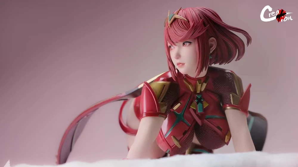 NEW 1/4  Xenoblade Chronicles 2 Figure Pyra Homura Anime Girl PVC Action Figures Toy GK Statue Game Collection Model Doll