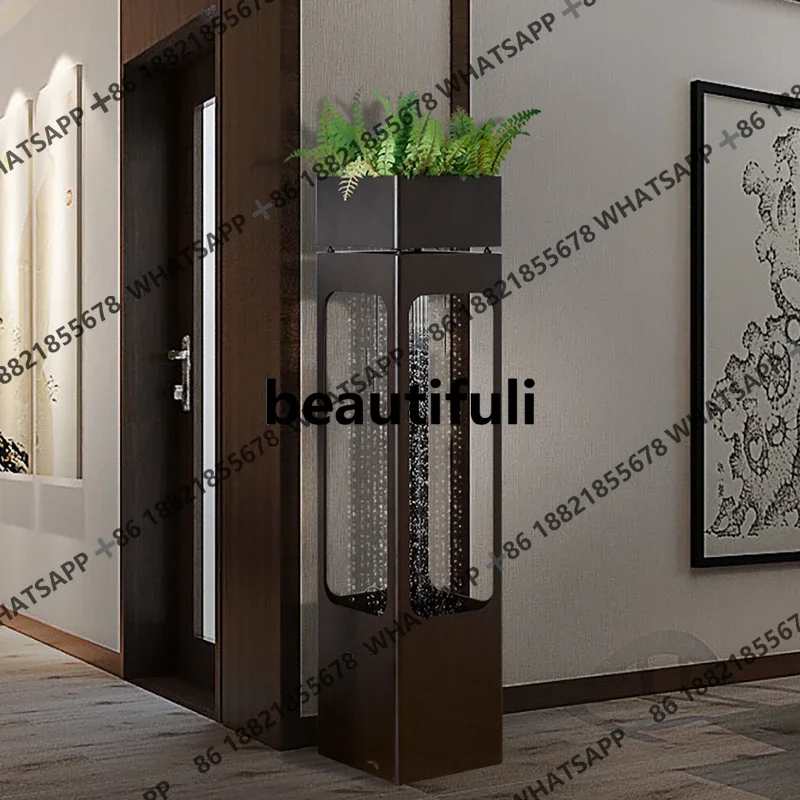 X  Large indoor, home decoration fountain living room decoration flower stand water feature light luxury ornament