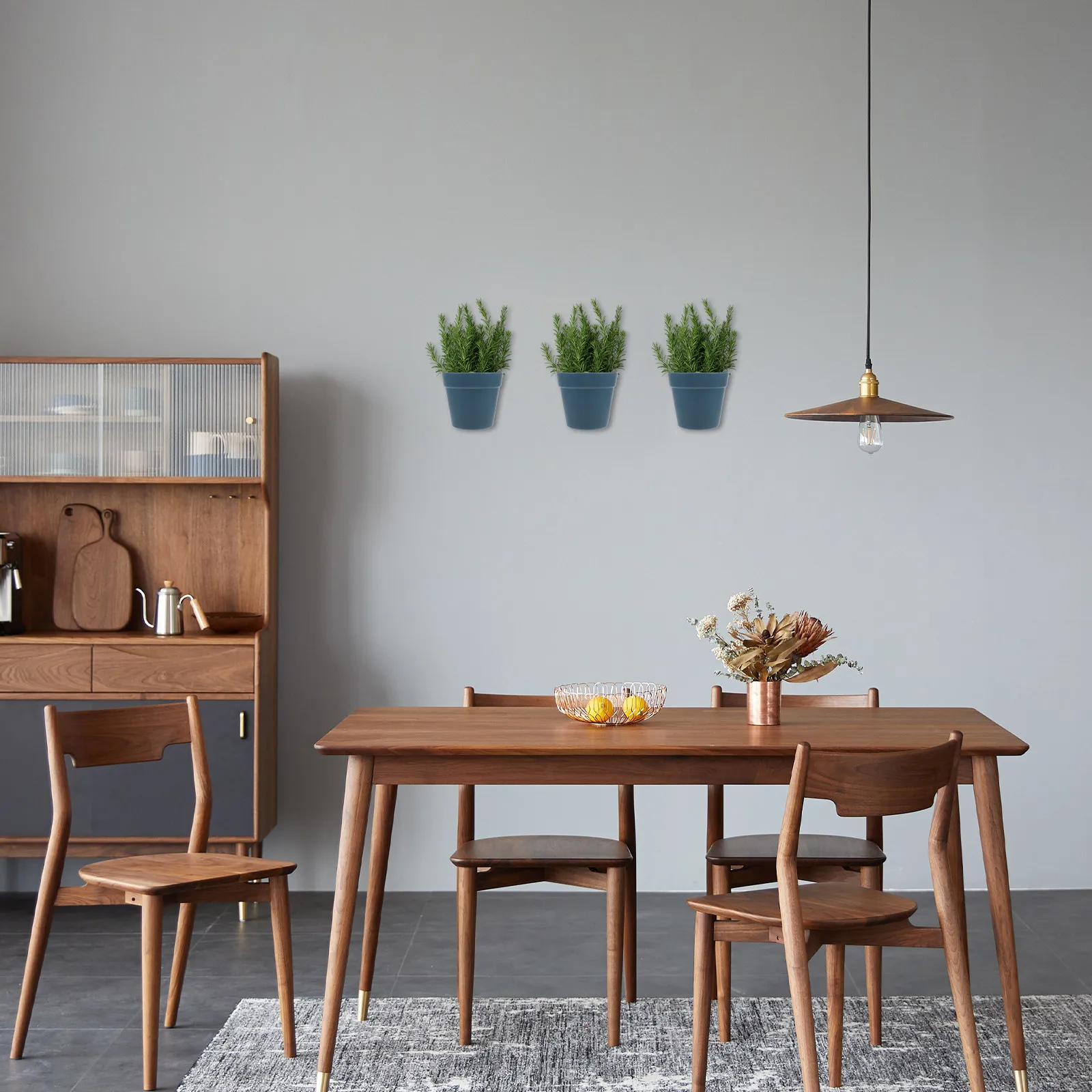 

Набор из 3 настенных кашпо: полукруглые декоративные корзины для цветов, креативные держатели для растений для дома, офиса, отеля, современный настенный декор