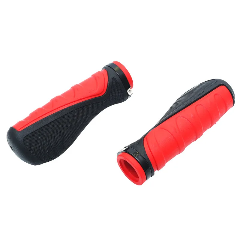 Bicycle Rubber Grip Road Bike Shock Absorption and Soft and Comfortable Accessories Mountain Bike Unilateral Lock Handle Grip