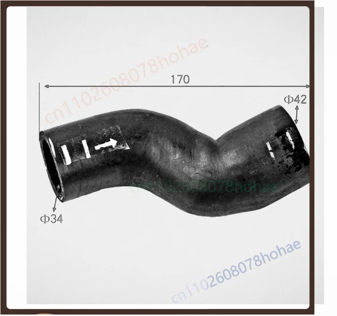 For JAC Junling H330 V6 Wide‑Body Radiator Upper Hose 1303011E523A Cooling System Parts