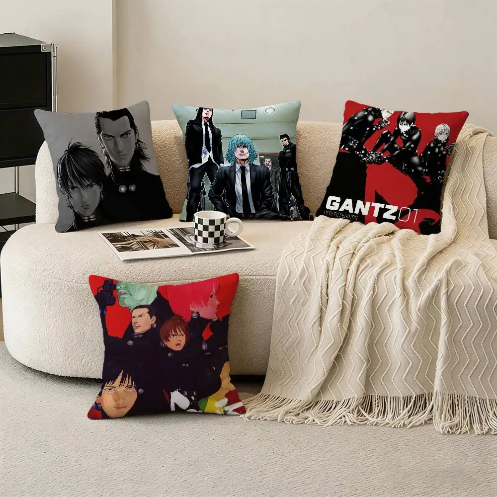 G-GANTZ Anime Pillow Case Pattern Printed Pillowcase For Living Room Sofa Cushion Cover