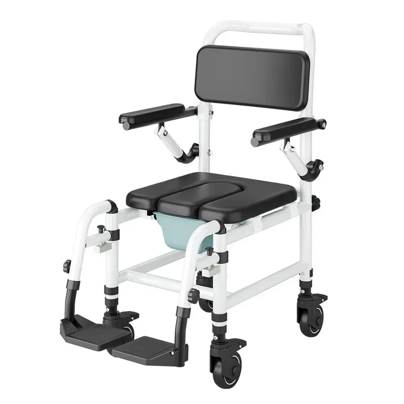 

Multifunctional Bath Chair Toilet Chair Elderly Products Mobile Toilet Disabled Patient Wheelchair