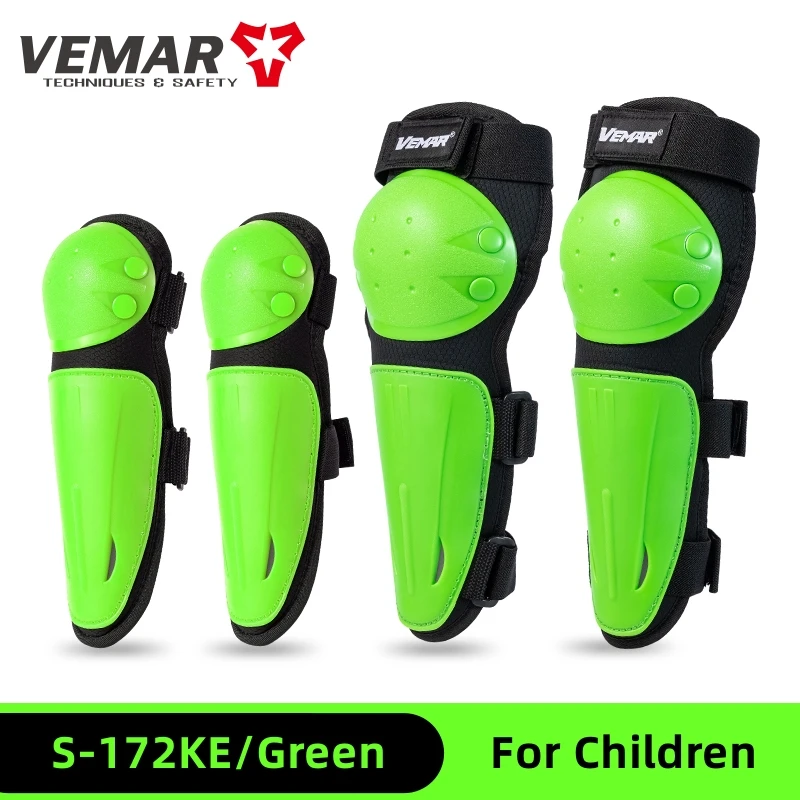 Kid's Motorcycle Knee And Elbow Pads Protection Motocross Riding Outdoor Sports Roller Skating Children Protective Sets