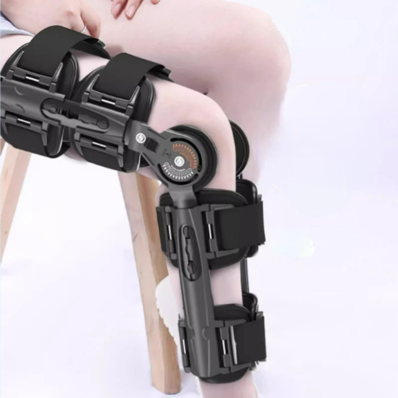 

Medical Health Care Knee Joint Fixator Support Lower Limb Kneepad Patellar Meniscus Fracture Adjustable Support Ligament