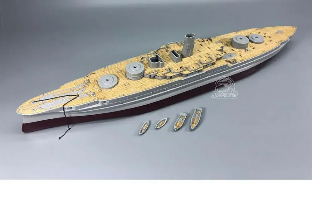 CY350046 Wooden Deck for 1/350 HobbyBoss 86501 USS Arizona BB-39 1941 Model