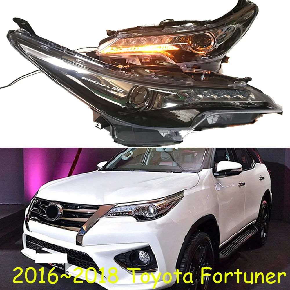 

Автомобильный бампер, фара для Toyota фары Fortuner 2016 ~ 2018y, автомобильные аксессуары, фара для Toyota Fortuner, противотуманная фара