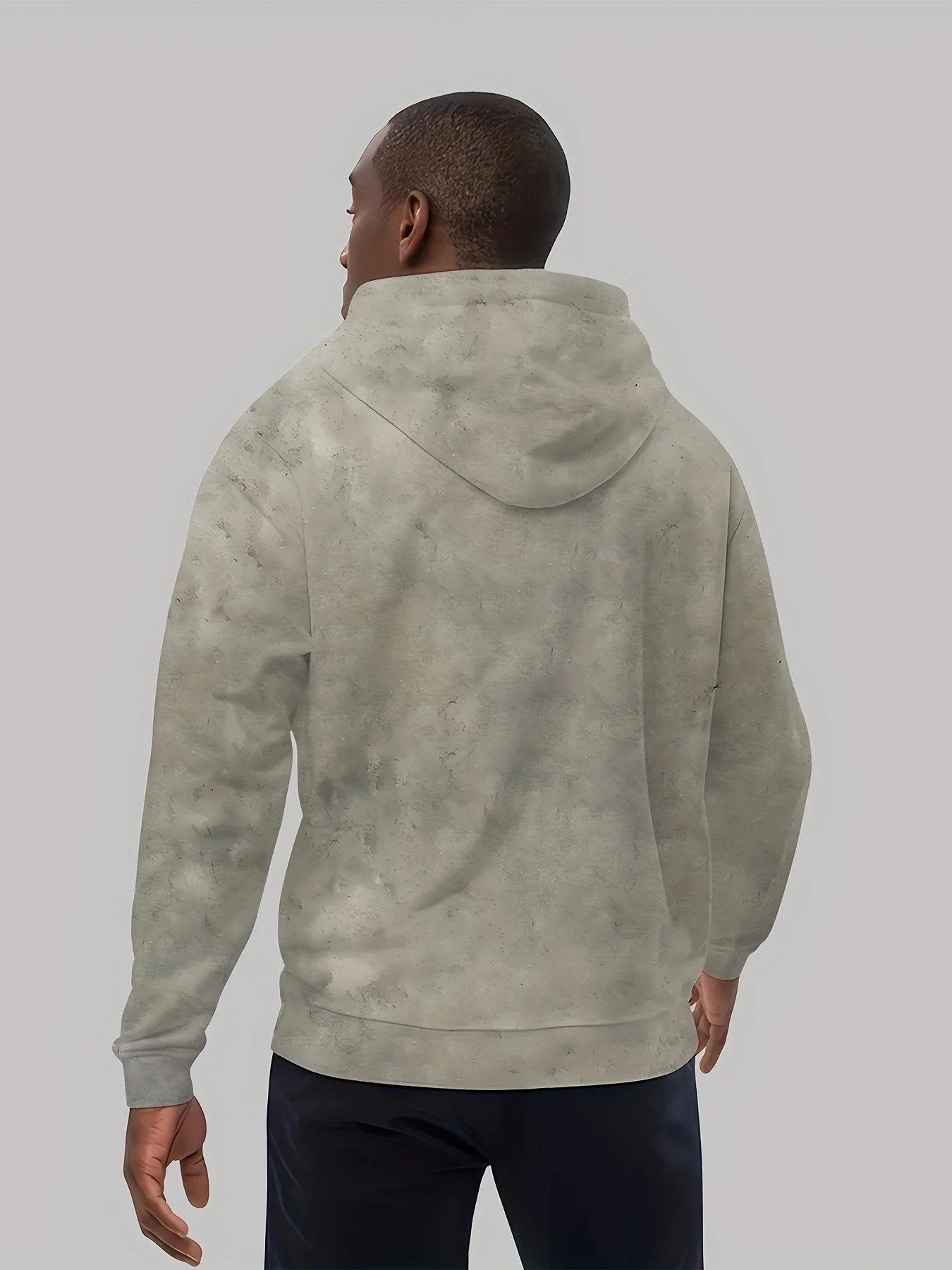 Men’s hooded sweatshirt featuring a Nordic warrior graphic—perfect for daily commutes, trendy casual wear, and stylish looks.