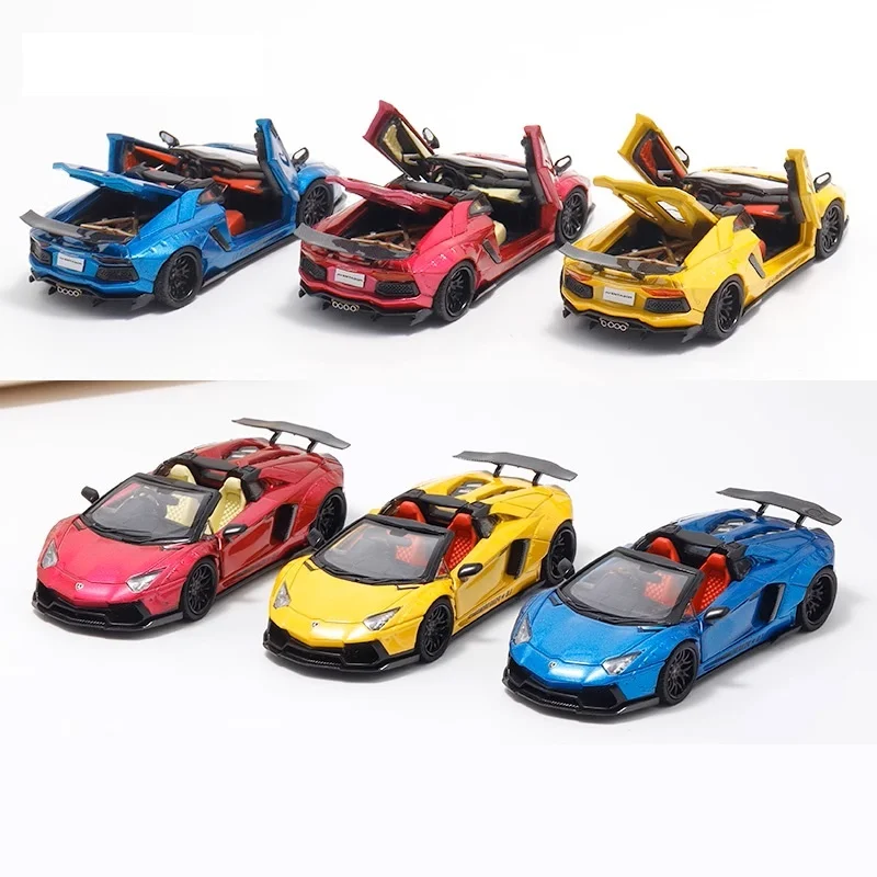 Rhino Model RM 1:64 LB WORK Aventador LP700 LP720 Diecast Model Car