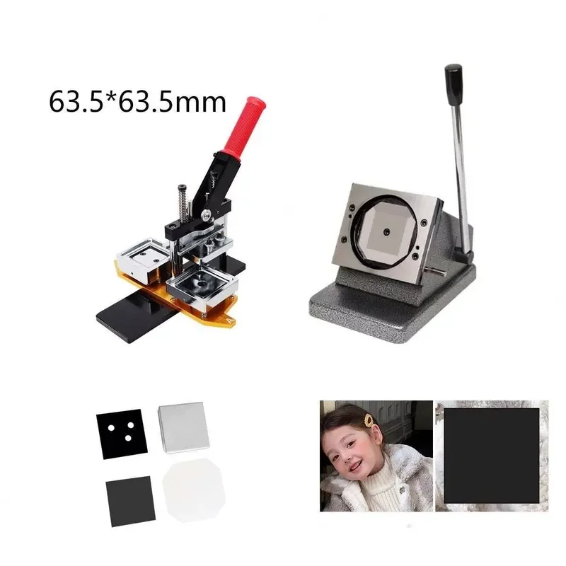 2026 Hot！ 63.5*63.5 Square Refrigerator Sticker Machine Rectangular Fridge Magnet Sticker Mold Cutting Tool Material Magnet