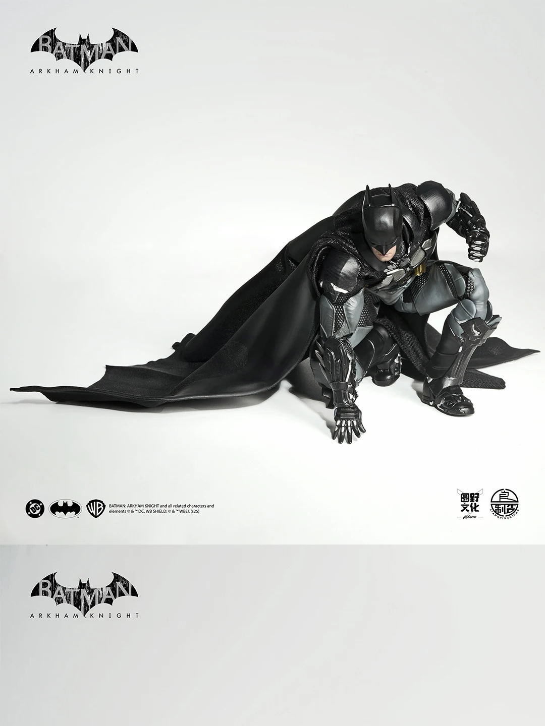 1/12 Authentic Lpzz DC Arkham Knight Multiverse The Batman Who Laughs Red Death Deathstroke Action Figure Movable Joint Gift view 6