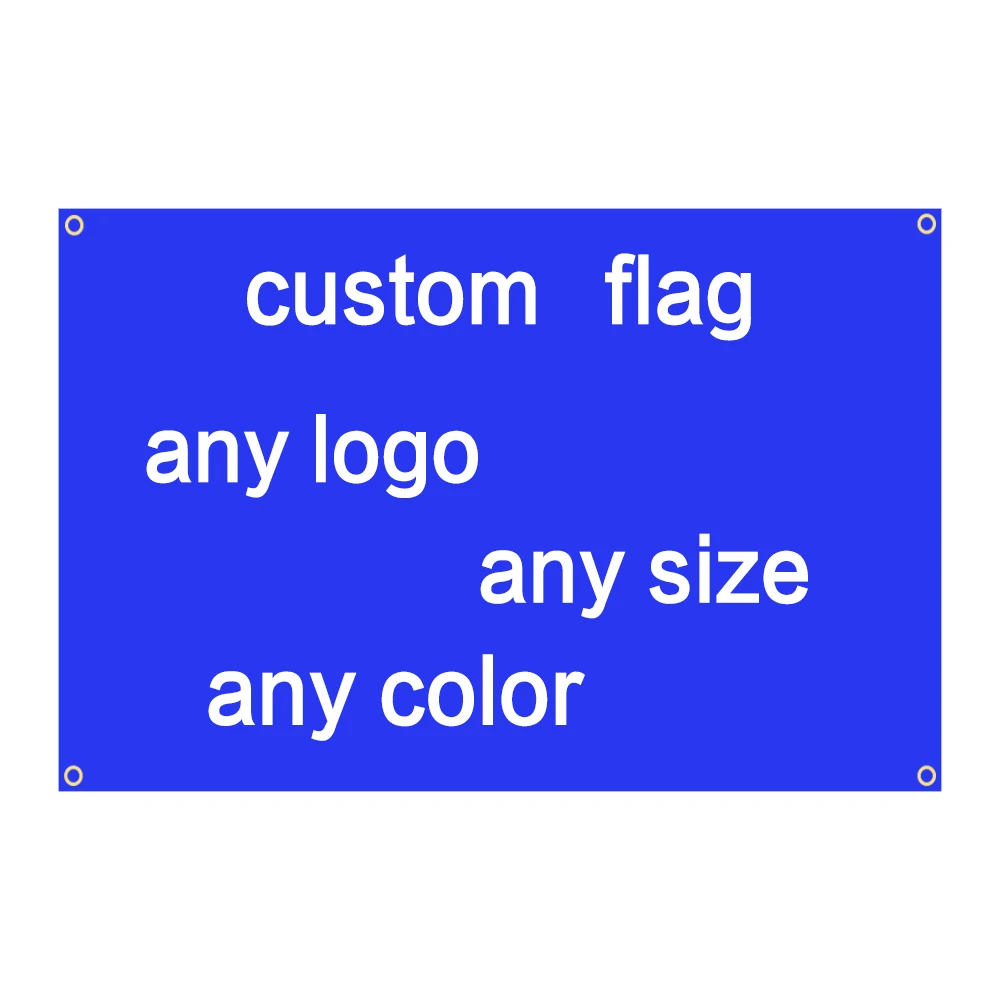 LeaFLAG Custom Flag 90x150cm Any Logo Any Size Any Color Custom Flag For Indoor Outdoor Home Decoration