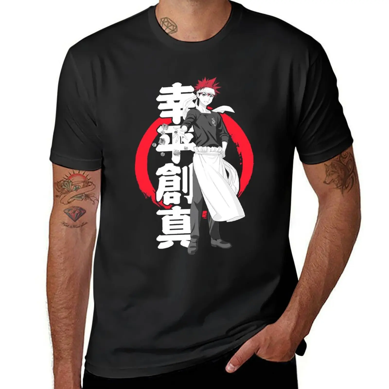 Food Warrior(white) T-Shirt cute tops graphics Men's clothing