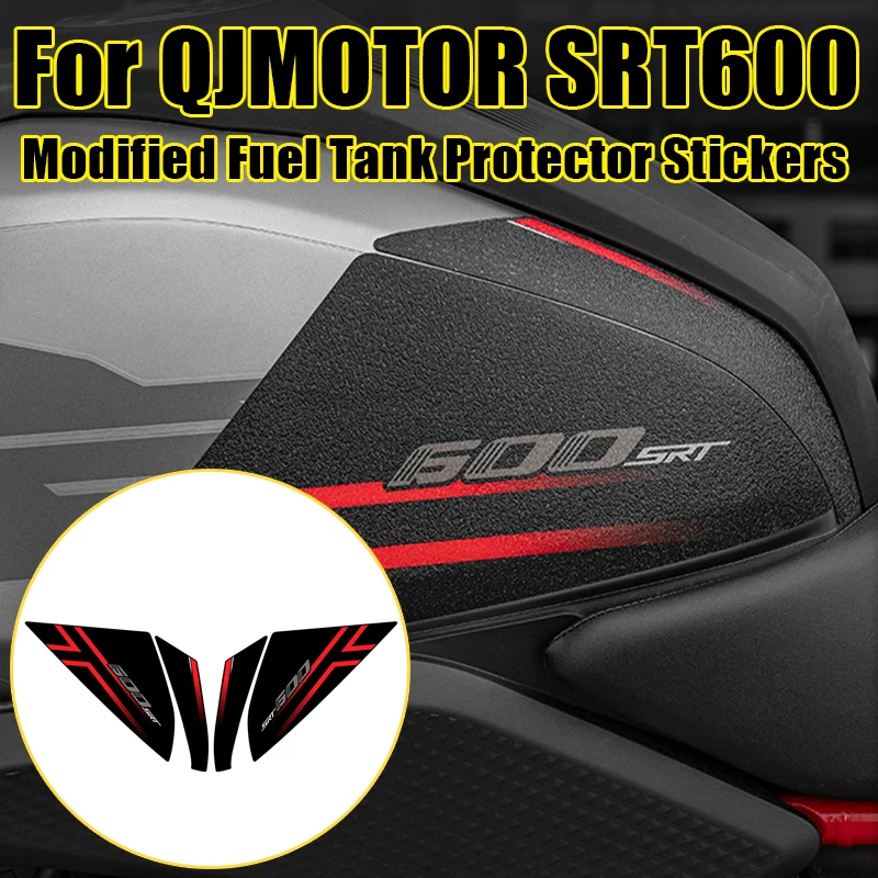 For QJMOTOR QJ SRT600SX SRT 600 SRT600 SX Motorcycle Modified Fuel Tank Protector Stickers Decorative Sticker Accessories