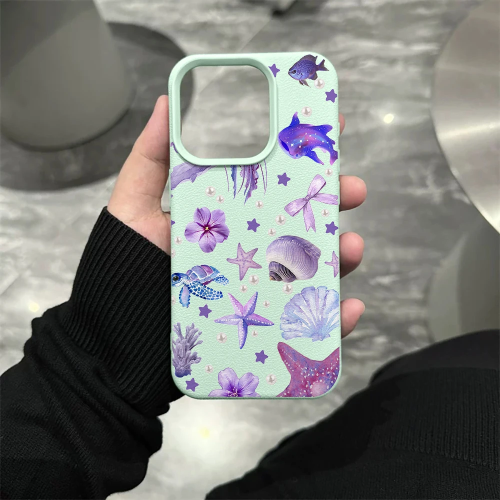 Fantasy-Meereskreaturen-Handyhülle für iPhone 17 16 15 14 13 12 11 ProMax 16 15 14 Plus 17 16 15 14 Pro 17Air Silikon-Matt-Cover – Detail 10