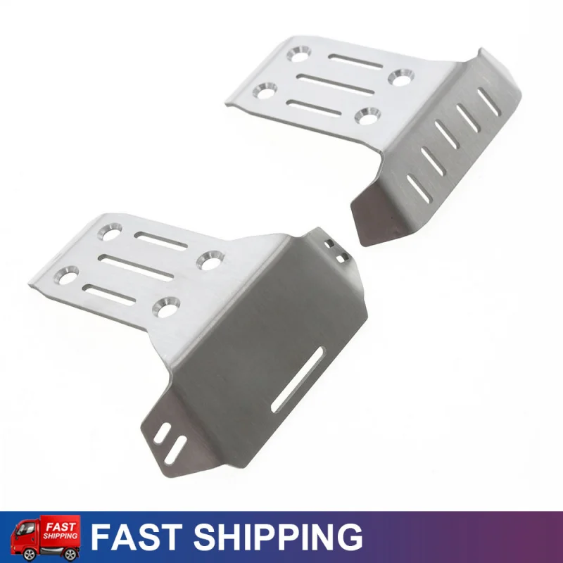 New Stainless Steel Front Rear Chassis Armor Protector For 1/8 Traxxas Sledge RC Car Upgrades Parts Accessories