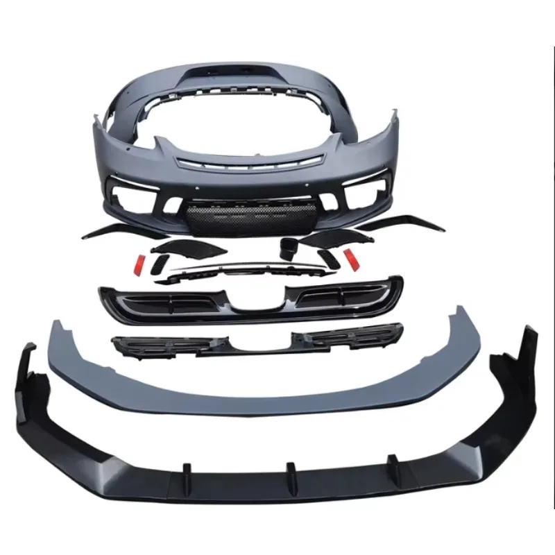 Body Kit for  GT3 Style  car front bumper with grill and rear bumper！