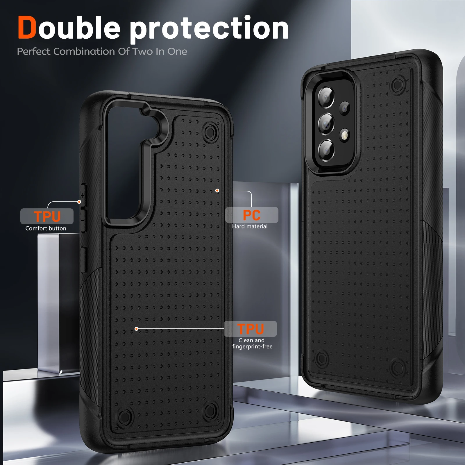 Shockproof Armor Case For Samsung Galaxy A73 A71 A54 A53 A52S A33 A32 A23 5G 4G Military Grade Drop Proof Protection Phone Case