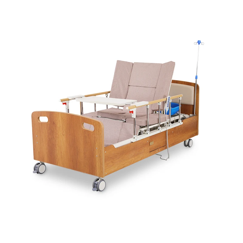 High  performance Adjustable Rotating Rotational Home Care Bed five function electric hospital bed and Disabled Elderly Chair