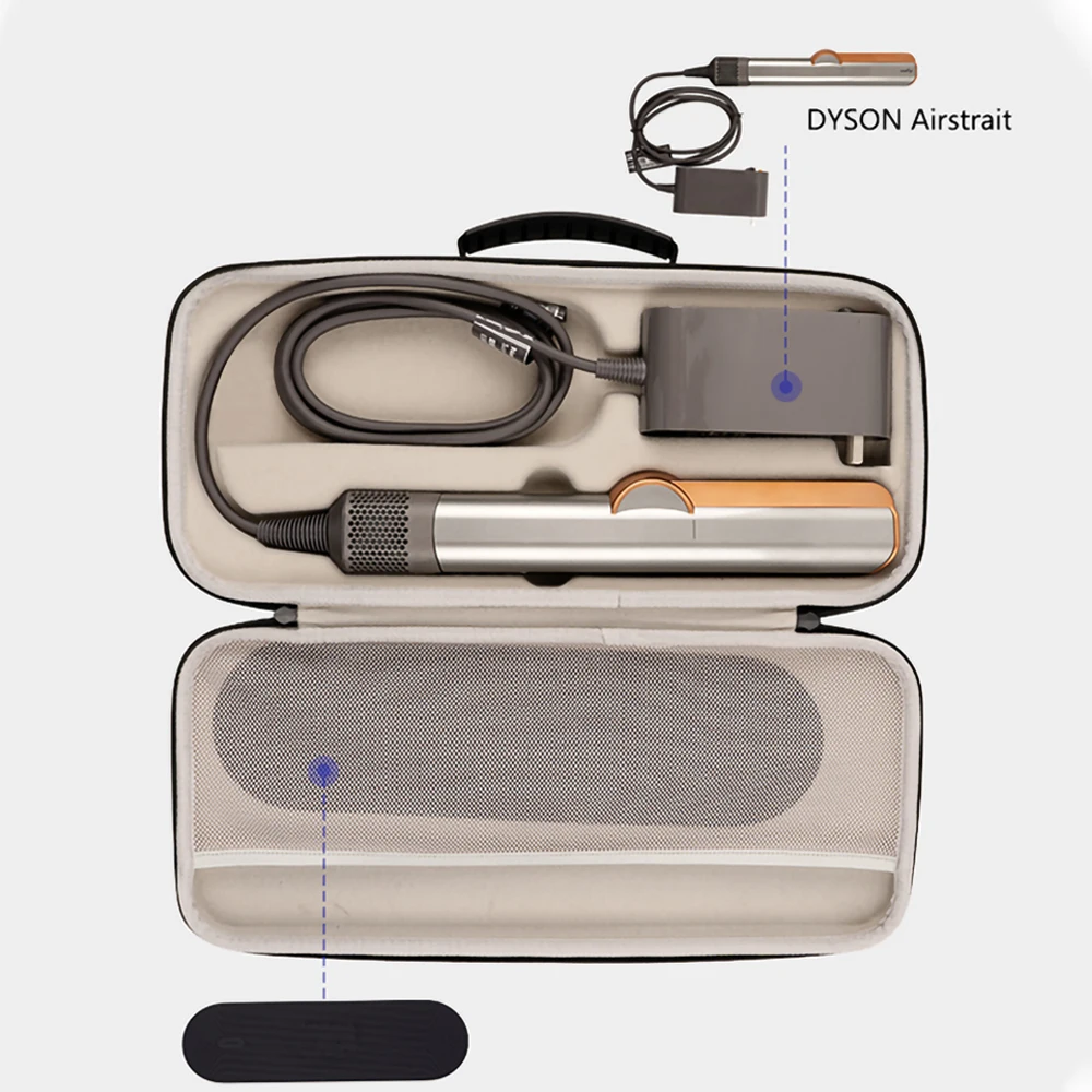 for Dyson Airstrait HT01 Hair Straightener Hard EVA Protect Storage Bag Straight Hair Clip Portable Travel Carrying Case Box