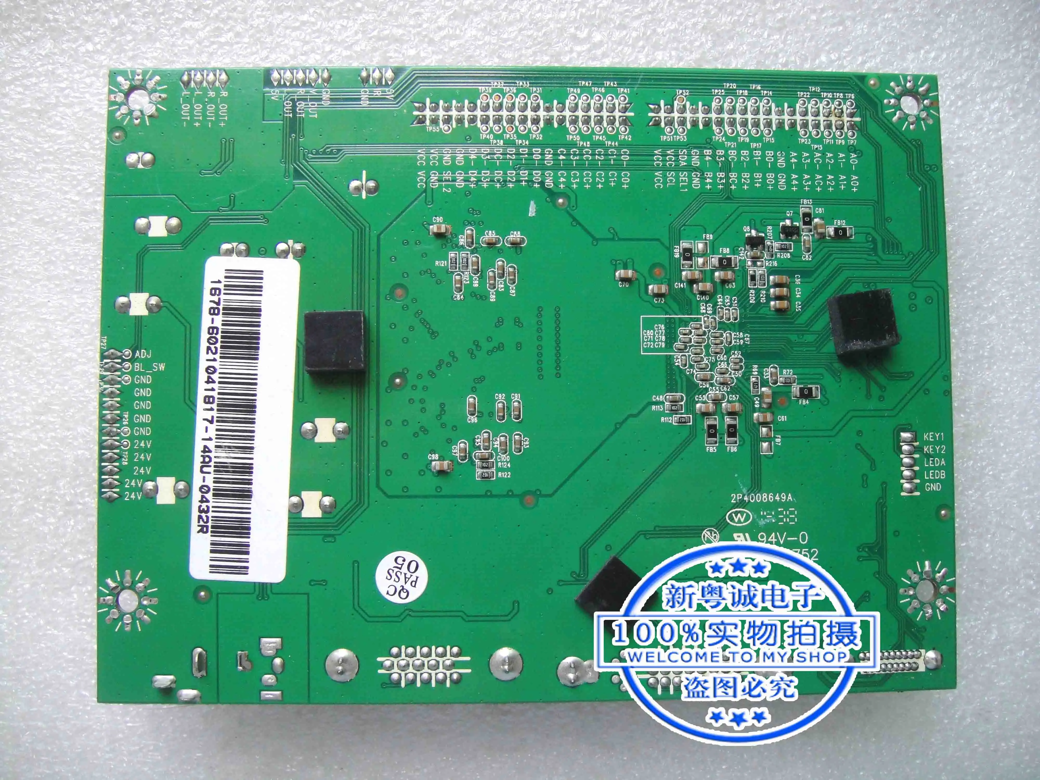 Motherboard para T7000PRO 2719 Driver, HKC-NT68361B-V01, Bom Trabalho