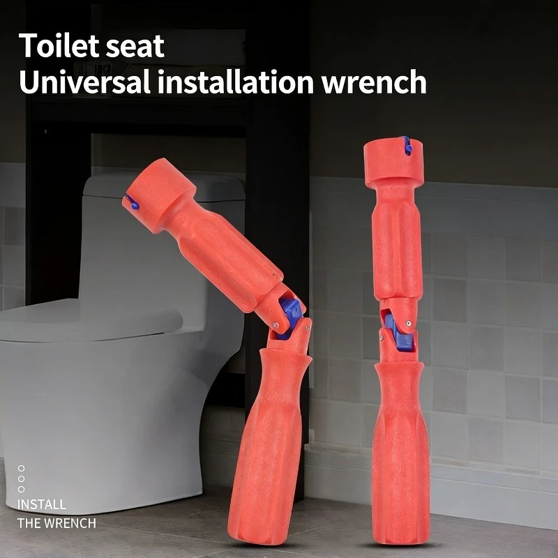 

Toilet Seat Wrench Universal Multi-Functional Plastic Detachment Tool Bathroom Repair Tool for Toilet Installation Maintenance