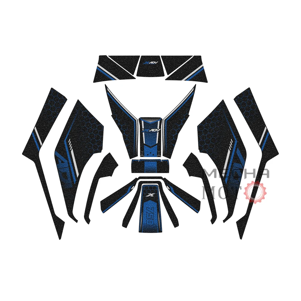 XADV750 2022 Fuel Tank Fairing Protective Sticker Thickened Armor Decals For X-ADV 750 X ADV 750 2021-2024