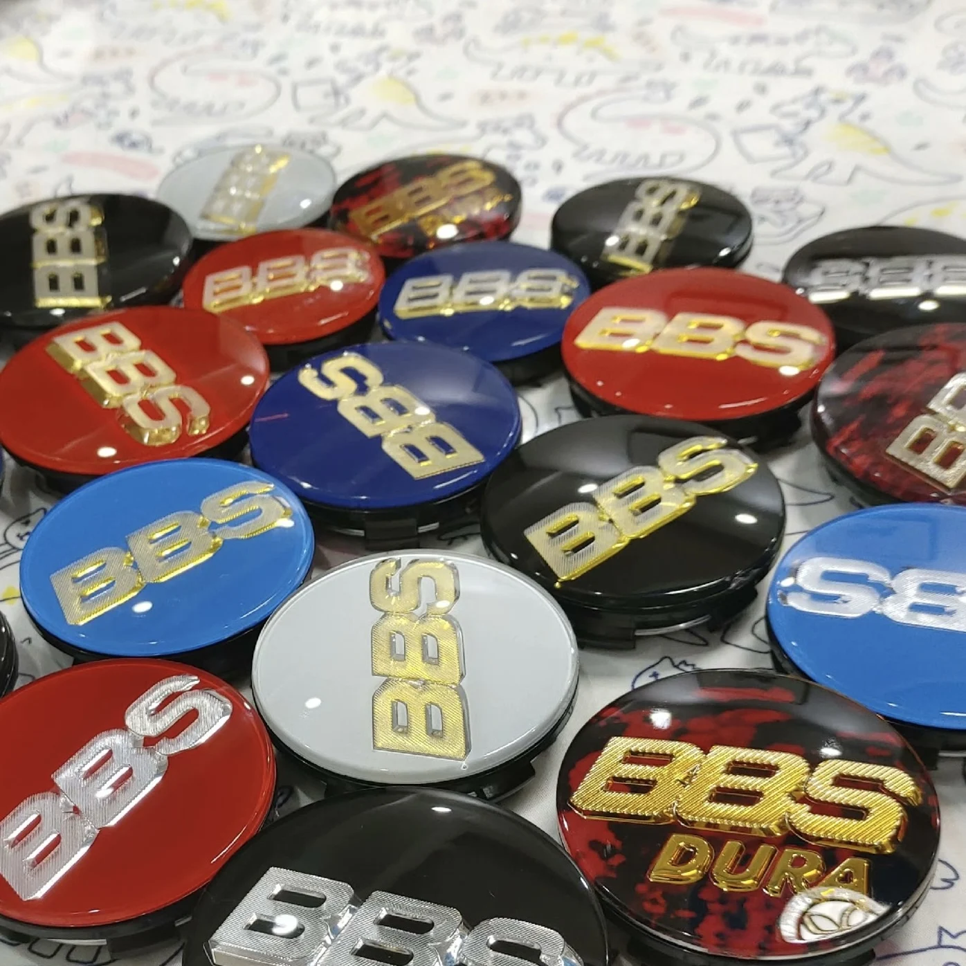 

4pcs BBS Wheel Hubcap Outer Diameter 56 60 65 68 70mm Car Wheel Hub Center Cap Hub for BBS 0924030 14/15/16/17/18/19 Inch Wheels