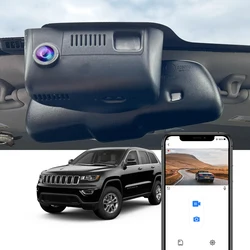 Car Camera for Jeep Grand Cherokee 2014 - 2016, FITCAMX 4K 2160P Dash Cam WIFI Connection APP Control