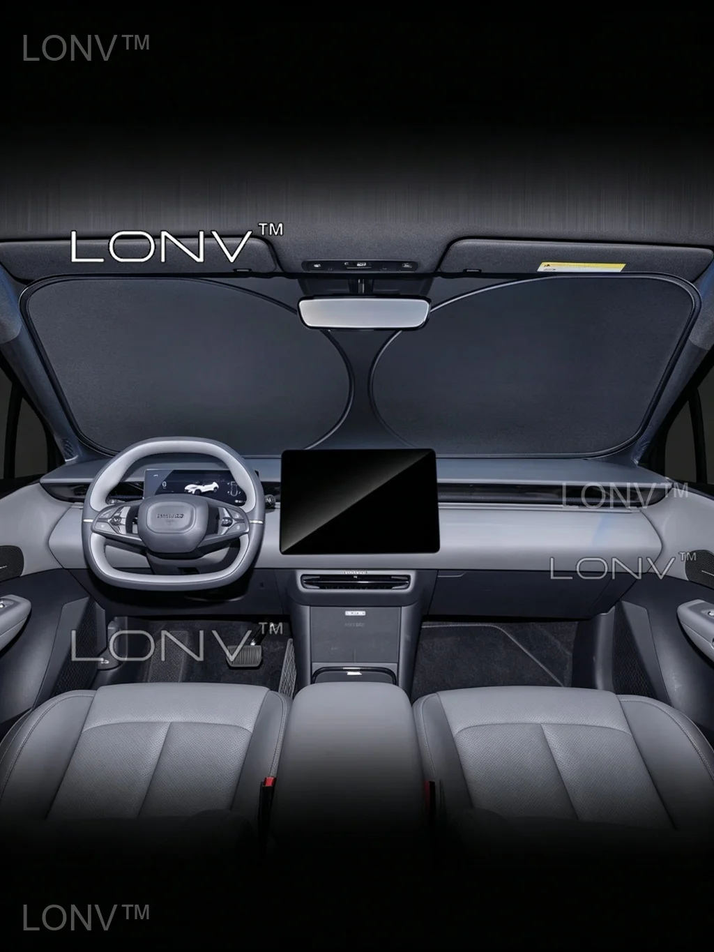 For Lynk & Co 02 2026 2027 2024 2025 Car Sunshade Front Windshield Shade Cover Foldable Car Heat Insulation Accessories