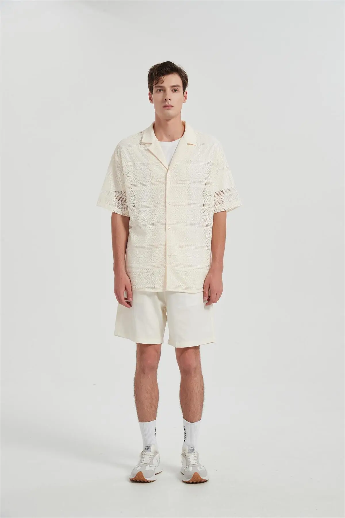 All Love Deserved-Chemise Rico creuse à manches courtes, style méditerranéen, vacances d'été