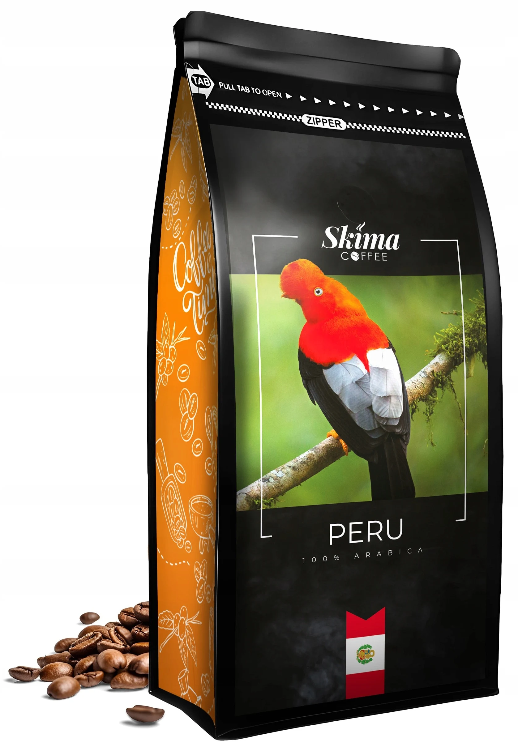 Kawa ziarnista 1kg PERU 100% ARABICA Świeżo Palona do ekspresu + GRATIS