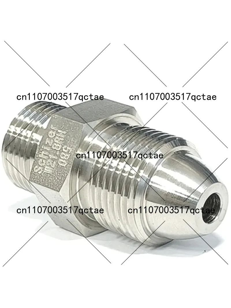 CGA580 CGA590 to 1/4 Inch NPT VCR Adapter SUS316L Stainless Steel Pipe Fitting Connector