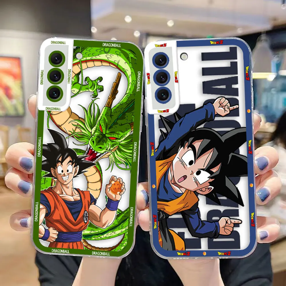 Clear Phone Case For Samsung A73 A72 A71 A57 A56 A55 A54 A53 A52 A51 A36 A35 A32 A26 A25 A23 A22 Cover D-Dragon Ball GUko Vegeta