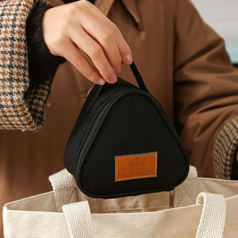 High Quality Portable Triangular Insulation Bag Mini Durable Student Rice Ball Bag Aluminum Foil Lunch Carry Bags