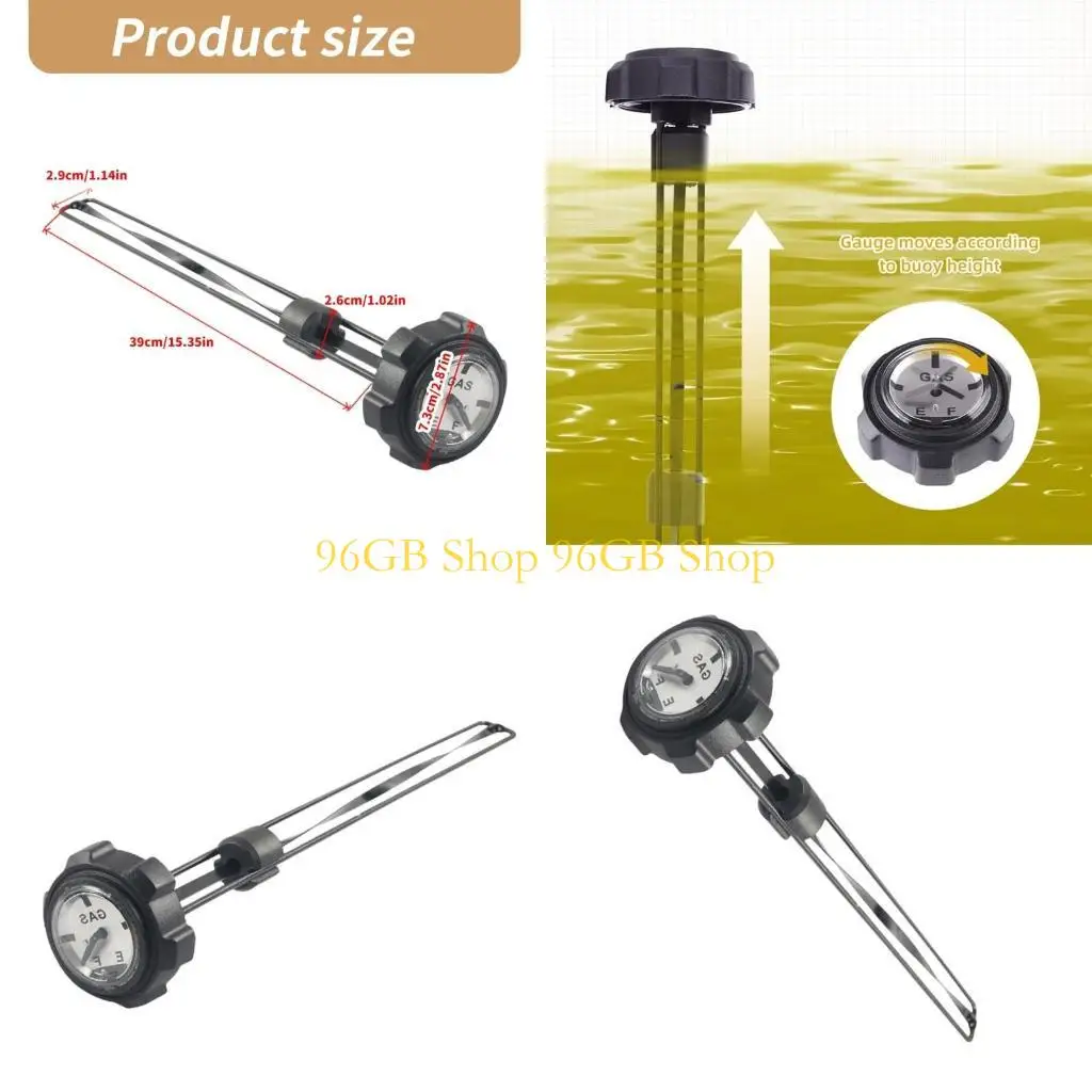 

96GB UTV Accessories Gas Caps Petrol Caps Guide Gauge Easy Installation for 500
