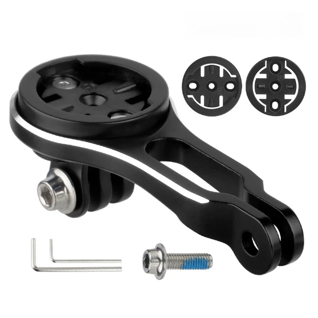 Soporte para Manillar de Bicicleta Compatible con Trek Bontrager Blendr BMC ICS Cervelo Gopro, Soporte de Aleación de Aluminio para Garmin Wahoo Bryton IGPSPORT