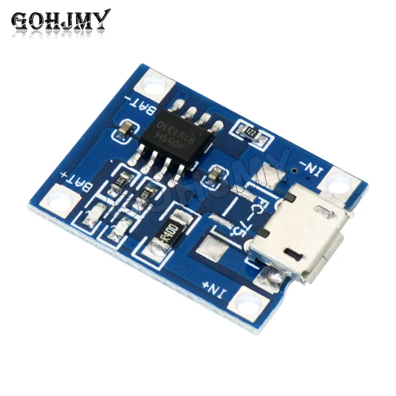 5 szt. Micro-c USB 5V 1A 18650 TP4056 płytka ładująca moduł ładowarki baterii litowej z podwójnymi funkcjami ochronnymi 1A li-ion