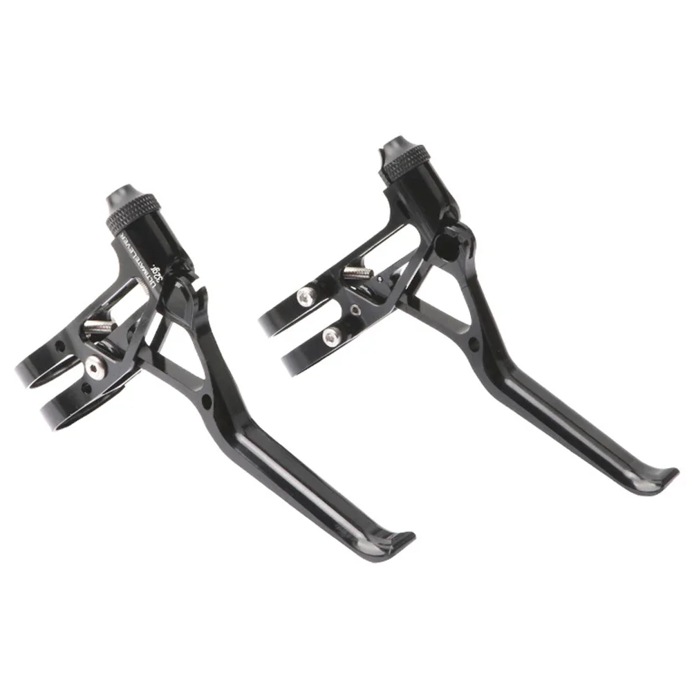 

Ergonomic Design and Lightweight V Brake Lever Pair for Sram Shimano Brompton Extralite Suitable for MTB and Folding Bikes