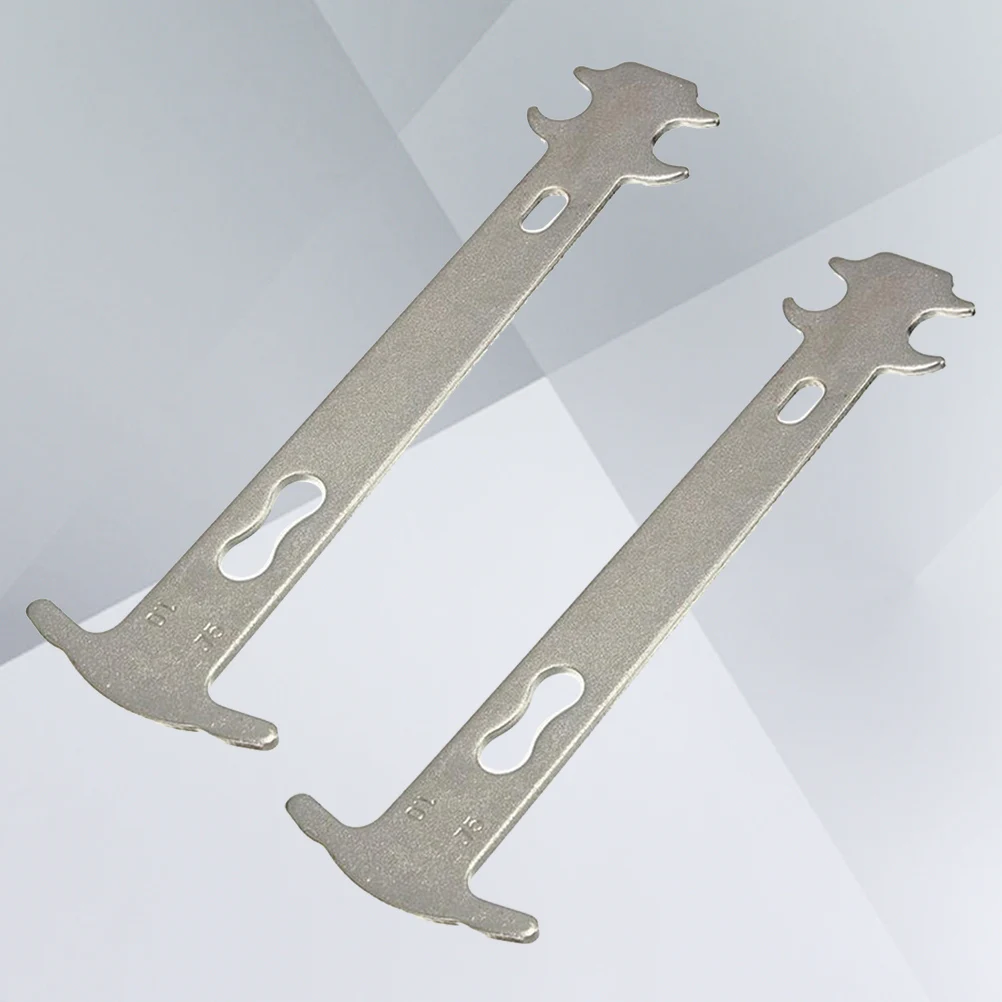 

2pcs Bicycle Chain Ruler Wear Indicator Checker Gauge Bike Repair Tool Mini Size Durable Easily Check Chain Stretch