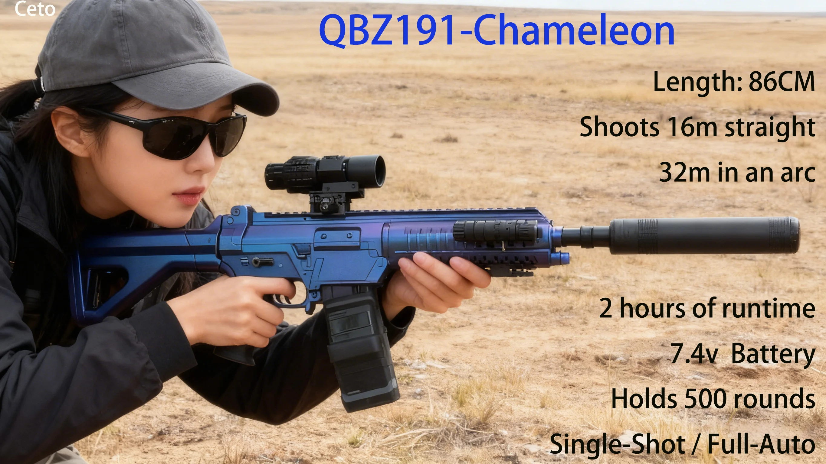 Esportes ao ar livre qbz191 gel blaster alto desempenho completo auto gel bola blaster para adultos e adolescentes arma brinquedos