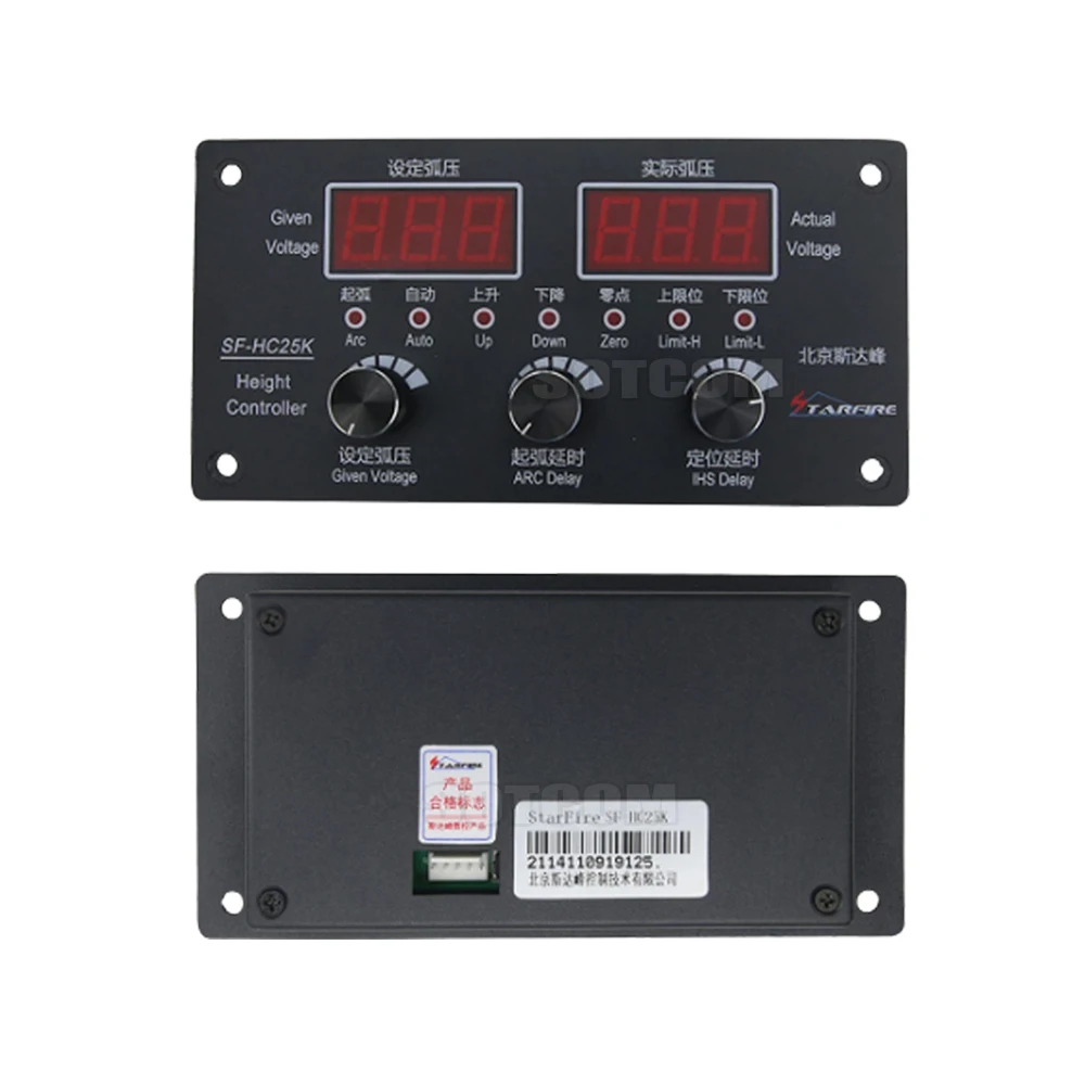وحدة تحكم في ارتفاع شعلة قطع البلازما Sf-hc25k + رافع Thc Jykb-100-dc24v-t3 + 1 تركيبات مضادة للتصادم + 2 مفاتيح تأريض