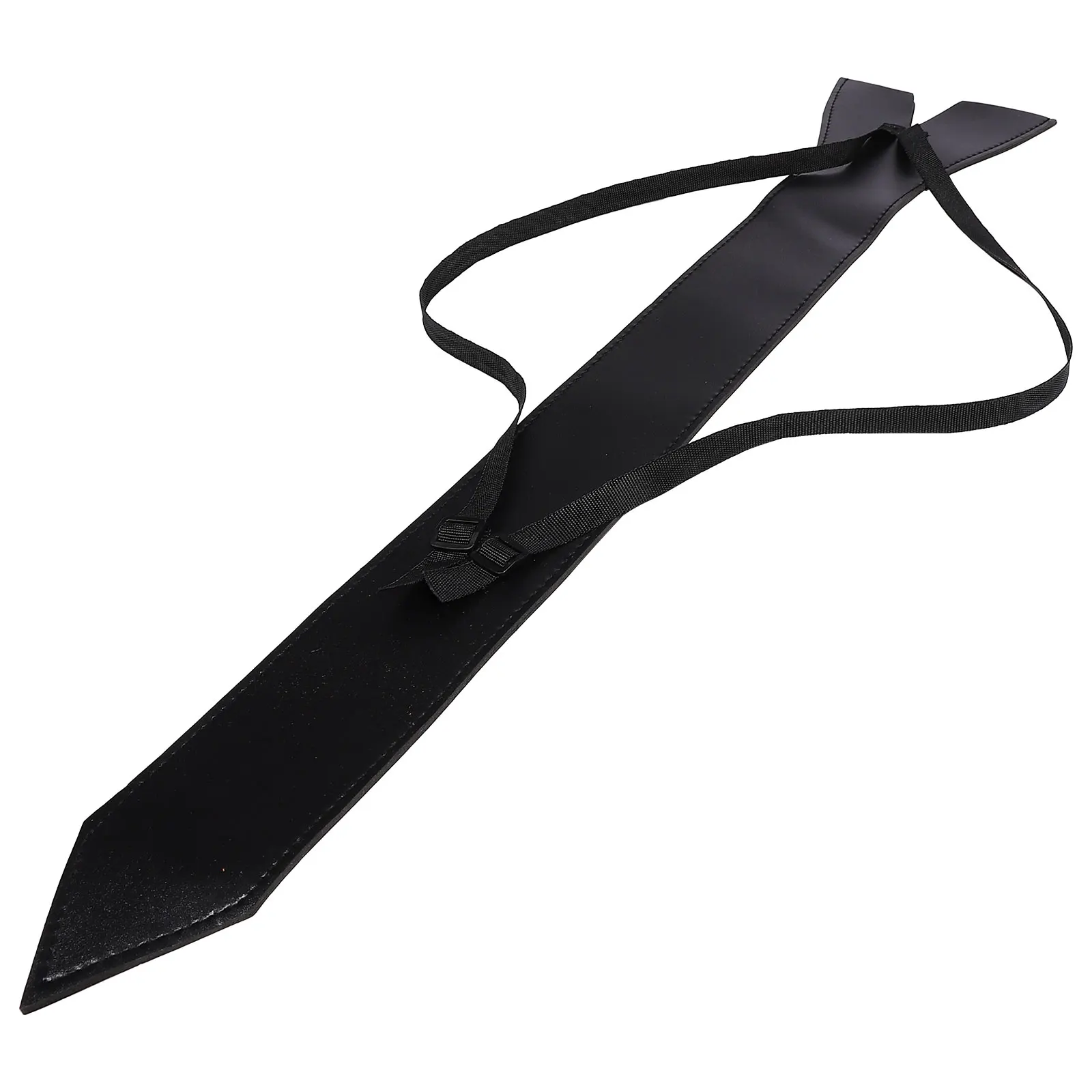 

Durable PU Swords Sheath Black Lightweight Portable Adjustable Shoulder Belt For Cosplay Martial Arts Storage Bag