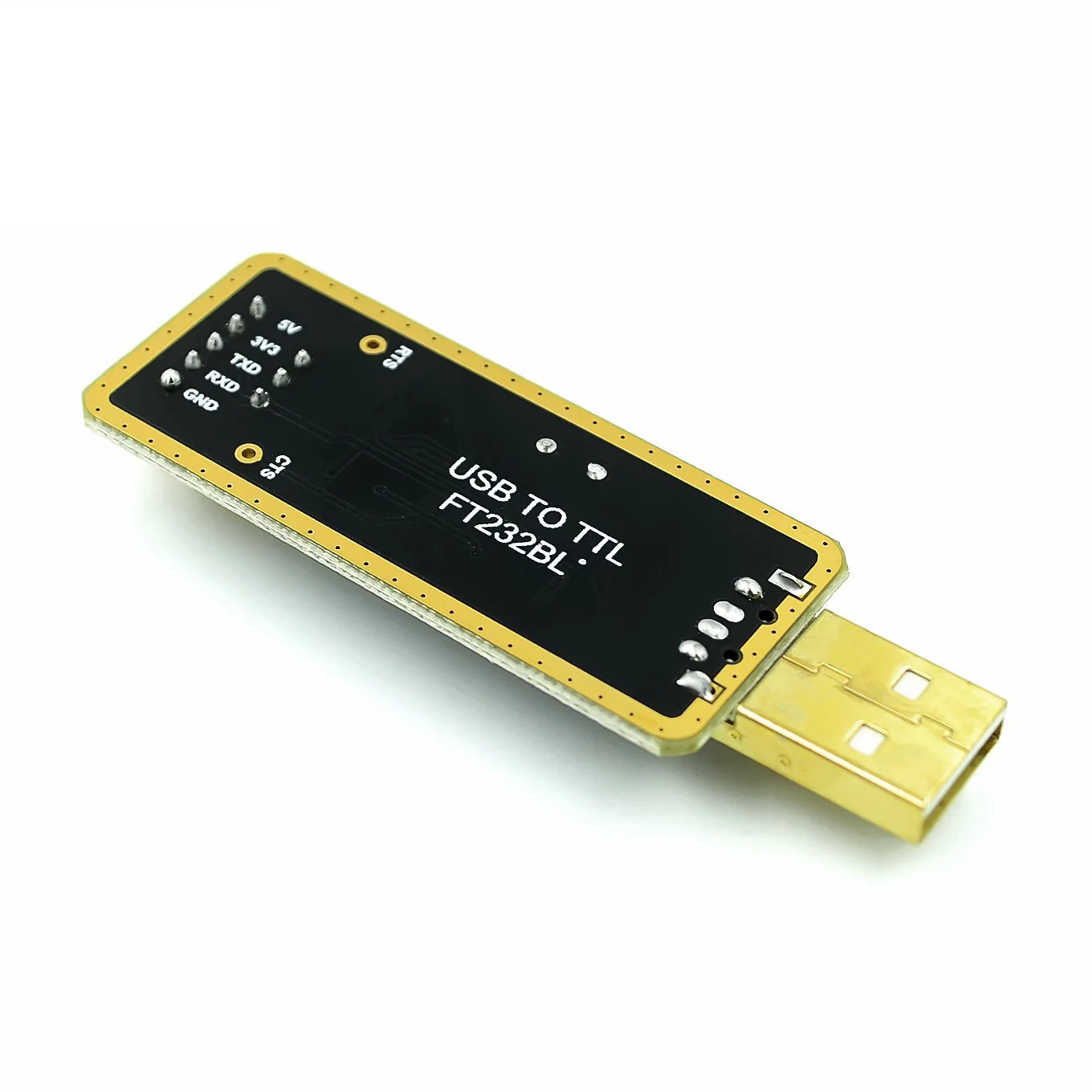 2pcs FT232BL FT232RL USB to TTL Serial Adapter Module Gold Color for Arduino ESP32 Firmware Download Programmer