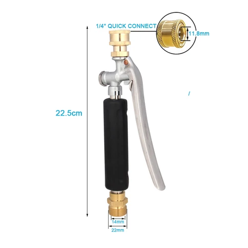 Imagen 2 del producto Pistola de lavado a presión M22-14: boquilla multiusos con varita de extensión de conexión rápida de 1/4 pulgadas para limpieza multiescena