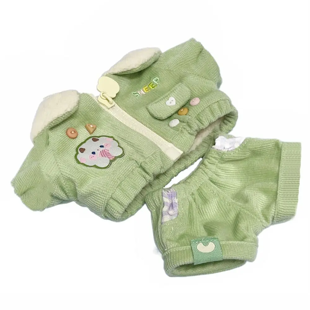 Regalo da gioco per la casa, completo di ricambio, giacca in cotone con risvolto, 20 cm, vestiti per le bambole, vestito da cambio, gioco, cappotto di velluto a coste