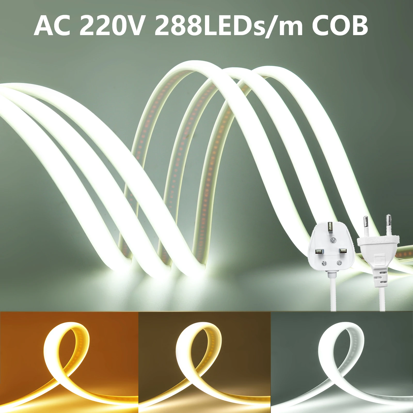 220V Cob Led Strip …