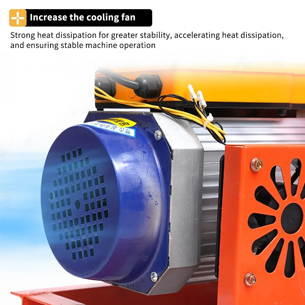 1/1.2/1.5/2T Optional Portable Electric Winch 220V Pure Copper Motor Cable Traction Pulling Machine